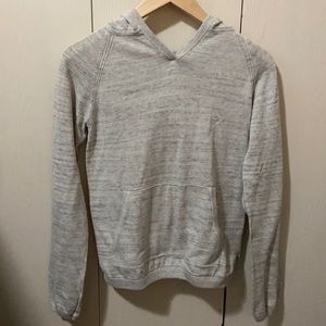 Ivivva Heather Grey Knit Hooded Pullover Sweater
